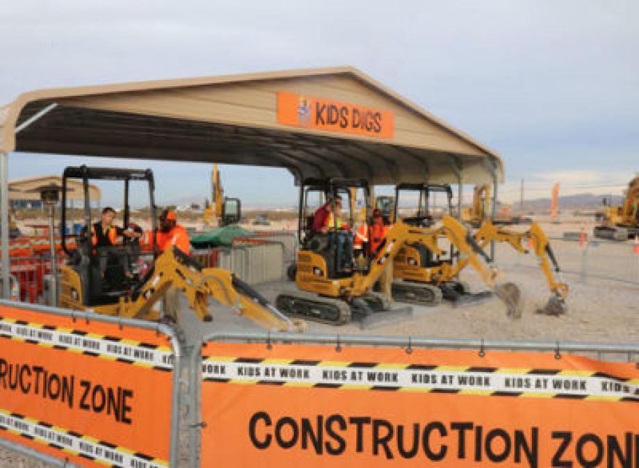 heavy equipment playground in las vegas lets guests experience the thrill of operating